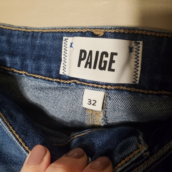 PAIGE Hoxton Ankle Women's Blue Jeans Size 32 - Picture 3 of 11